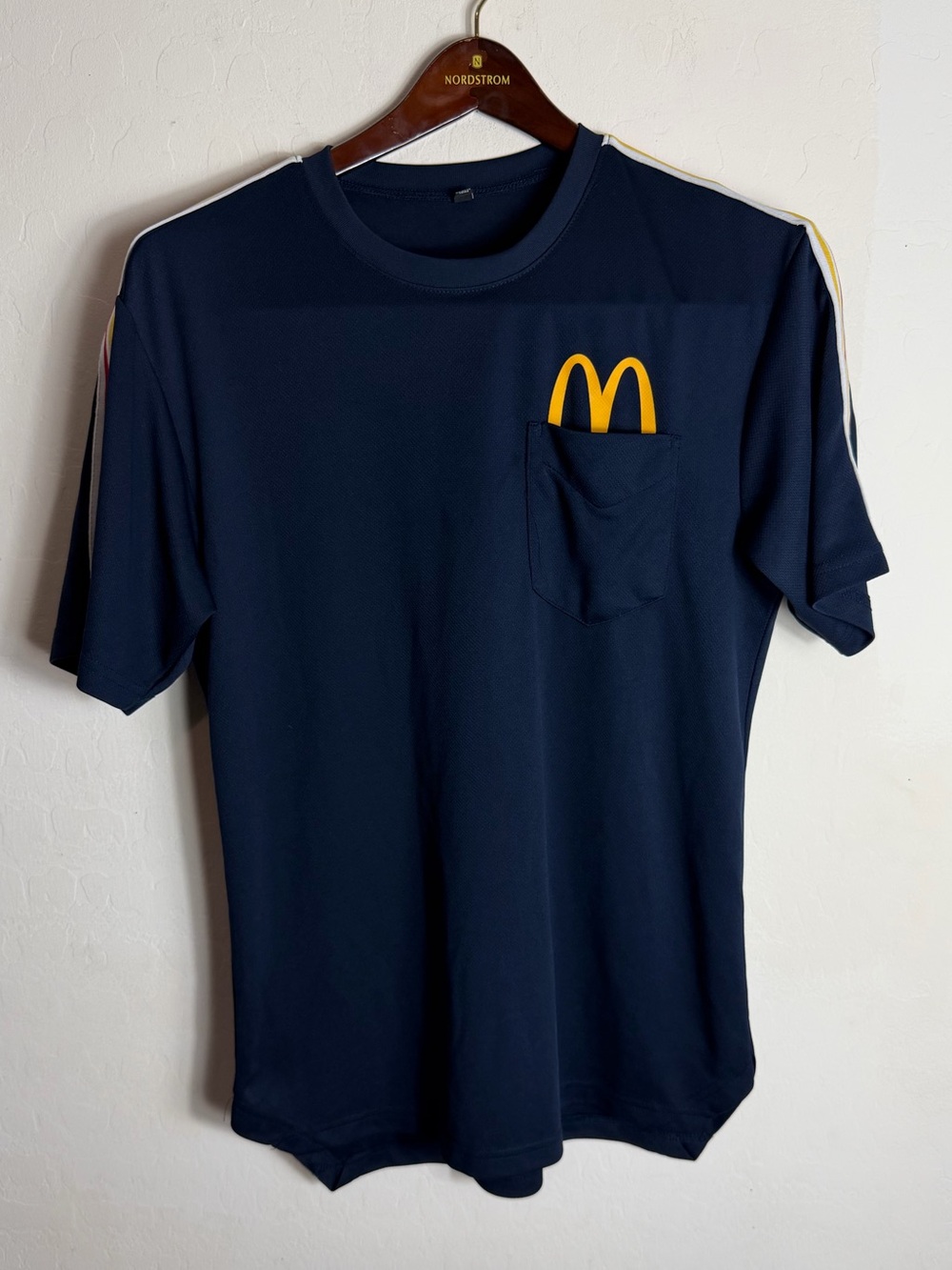 McDonald's Navy Short Sleeve Tee with Yellow Logo